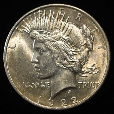 Sale Photo Thumbnail #207: 1922-D PEACE DOLLAR GEM BU