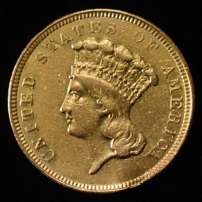 Sale Photo Thumbnail #441: 1854-O $3 PRINCESS GOLD AU