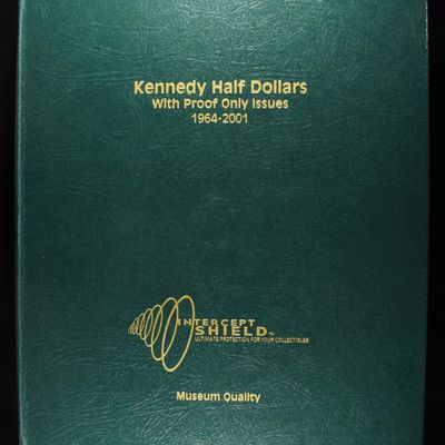 Sale Photo Thumbnail #314: 1964-2001 KENNEDY ALBUM INCLUDES SILVER PROOF