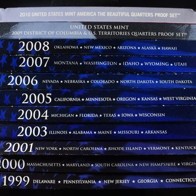 Sale Photo Thumbnail #261: 1999-2001 & 2003-2010 QUARTER PROOF SETS