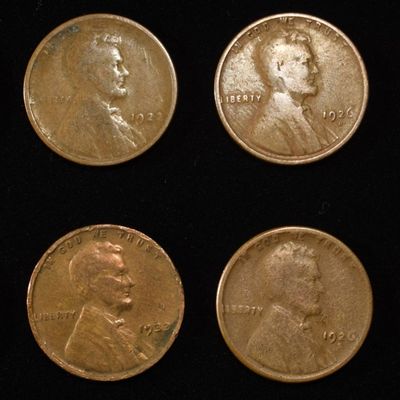 Sale Photo Thumbnail #152: 8 NICE EARLY SEMIKEY WHEAT CENTS