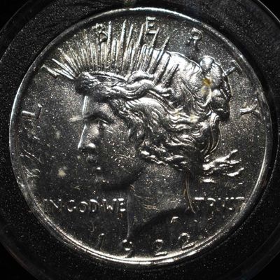 Sale Photo Thumbnail #366: 1922 PEACE DOLLAR DAMAGED