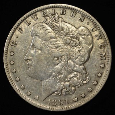 Sale Photo Thumbnail #190: 1891-O MORGAN DOLLAR CH AU