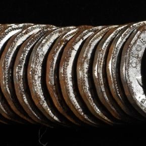 1945 STEEL ROLL CANADIAN NICKELS