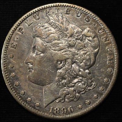 Sale Photo Thumbnail #197: 1896-S MORGAN DOLLAR AU