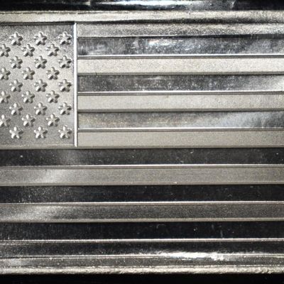 Sale Photo Thumbnail #412: FLAG 1 OZ .999 SILVER BAR