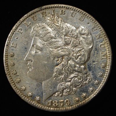 Sale Photo Thumbnail #354: 1879-S REV 78 MORGAN DOLLAR AU CLEANED