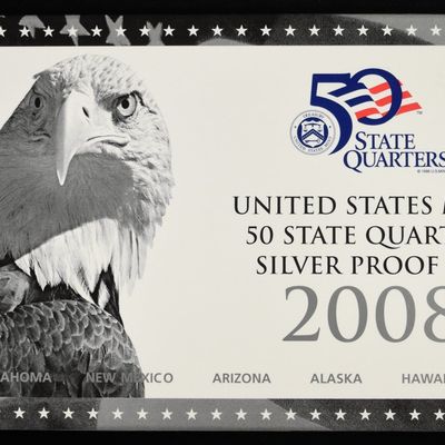 Sale Photo Thumbnail #277: 2008 QUARTER SILVER PROOF SET