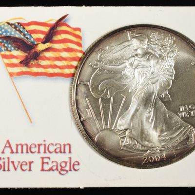 2004 AMERICAN SILVER EAGLE