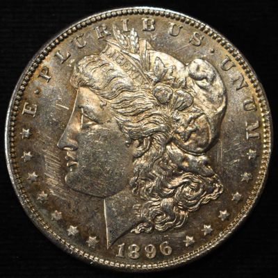 Sale Photo Thumbnail #196: 1896 MORGAN DOLLAR BU PL