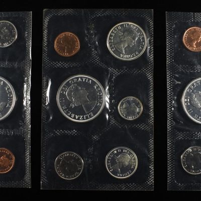 Sale Photo Thumbnail #229: (3) 1964 CANADA PL SET