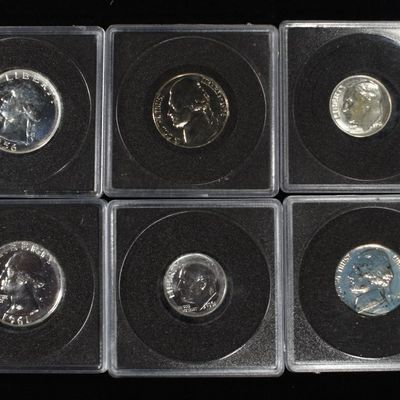 Sale Photo Thumbnail #233: 1956 & 1964 PROOF DATE SETS