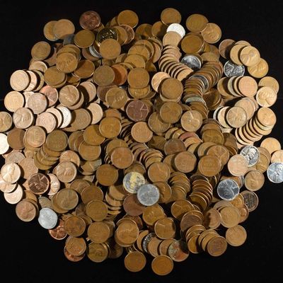 Sale Photo Thumbnail #110: (500) 40'S & 50'S WHEAT CENTS