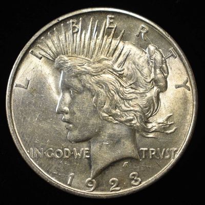 Sale Photo Thumbnail #210: 1923-D PEACE DOLLAR CH BU