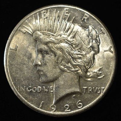 1926 PEACE DOLLAR AU/BU