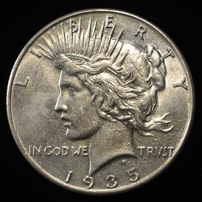Sale Photo Thumbnail #224: 1935 PEACE DOLLAR BU