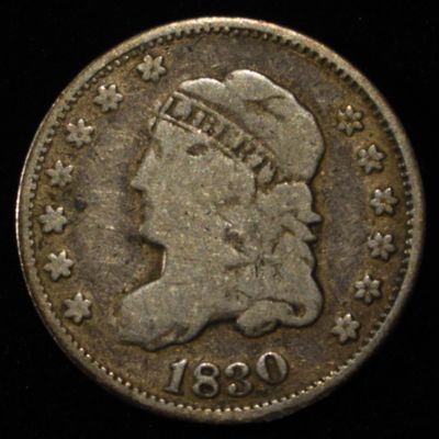 1830 CAPPED BUST HALF DIME