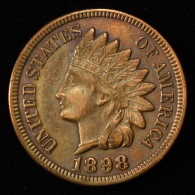 Sale Photo Thumbnail #140: 1898 INDIAN HEAD CENT GEM BU BR