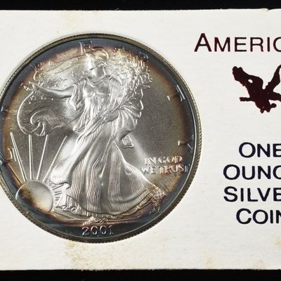 2001 AMERICAN SILVER EAGLE