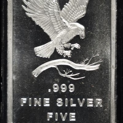 Sale Photo Thumbnail #427: SILVERTOWNE 5 OZ .999 SILVER BAR