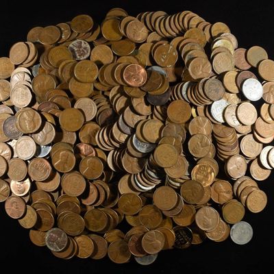 Sale Photo Thumbnail #337: (500) 40'S & 50'S WHEAT CENTS