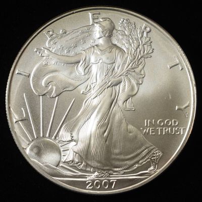 2007 AMERICAN SILVER EAGLE
