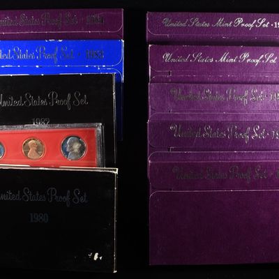 Sale Photo Thumbnail #251: 1980-89 PROOF SETS
