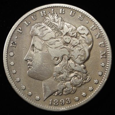 Sale Photo Thumbnail #193: 1893-S MORGAN DOLLAR VF