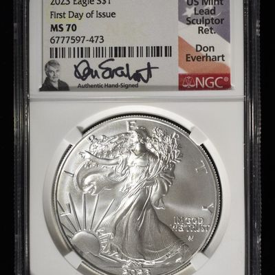 2023 AMERICAN SILVER EAGLE NGC MS70