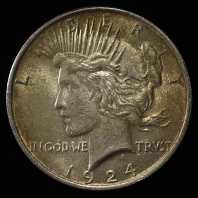 Sale Photo Thumbnail #369: 1924 PEACE DOLLAR