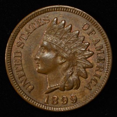 Sale Photo Thumbnail #141: 1899 INDIAN CENT CH UNC