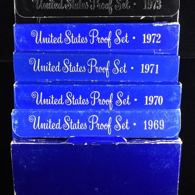 Sale Photo Thumbnail #249: 1968-1974 PROOF SETS