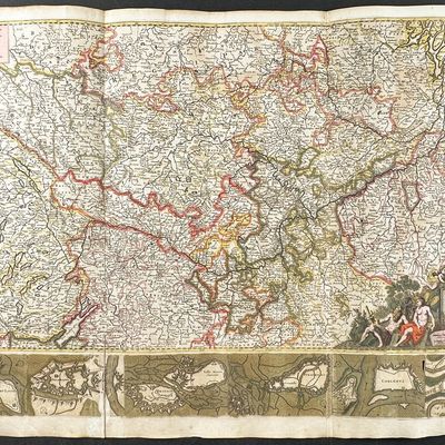 De Wit - Map of Germany, with City Maps