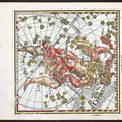 Thomas - Constellation or Celestial Chart of Cepheus