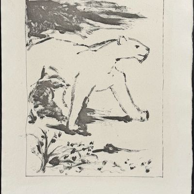 After Pablo Picasso & Buffon - Le Lion (The Lion)