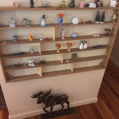 display shelving, tons of smalls