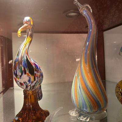 Sale Photo Thumbnail #149: Murano style glass art, figurines