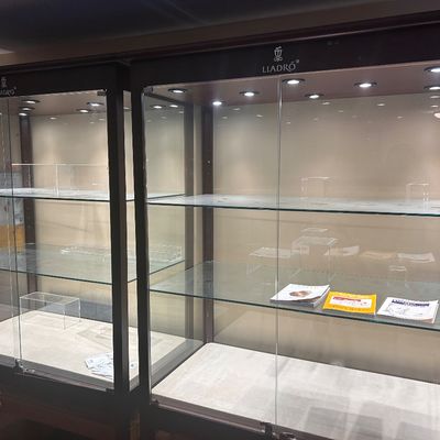 Gorgeous glass display cabinets