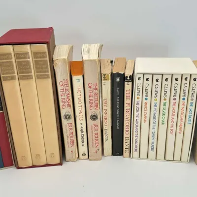 C.S. Lewis Chronicles of Narnia, Tolkien, Dante, and Classic Paperbacks