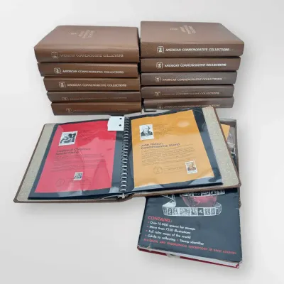 Postal Commemorative Society American Collections & World-Wide Stamp Album