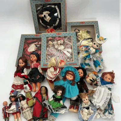 Dolls of All Nations Vintage Souvenir Costume Dolls
