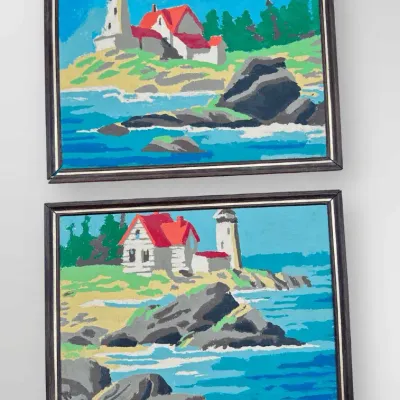 Coastal Lighthouse Wall Art