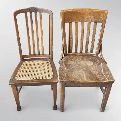 Vintage Wooden Dining Chairs