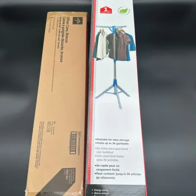 Household Essentials Tripod Air Dryer and Medline Bronze Offset Cane
