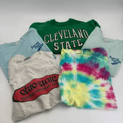 Cleveland State Sweatshirt & Vintage NASA Space Center T-Shirts