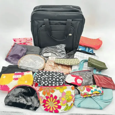 Targus Laptop Briefcase and Assorted Cosmetic Bags, Lulu DK and VaultPro