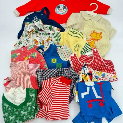 Vintage Infant & Toddler Clothing with Mickey Mouse Sweatshirt and Mixed Playwear