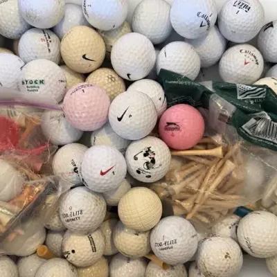 Bulk Golf Balls Titleist Callaway Nike Slazenger Novelty Practice Tees