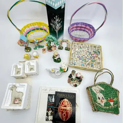 Easter Decor, Books, and Collectibles