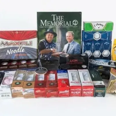 Golf Accessory & Collectors Titleist Maxfli Noodle Golf Balls Tees Markers Program Mostly Unused